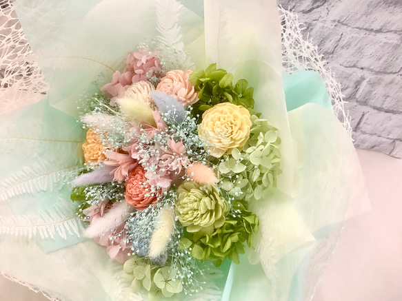 花束　プリザーブドフラワー　花束贈呈　お祝い　退職 5枚目の画像