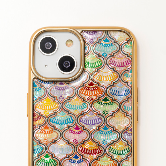 【手繪】天然珍珠母貝藝術★智慧型手機殼（Sheetal Design16）| Raden Works 第4張的照片