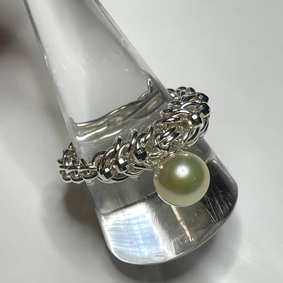 『 Mermaid line ( Natural grace ) 』Ring by SV925 15枚目の画像