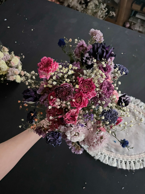 bouquet saisonnier 季節のブーケ ドライフラワーブーケ スワッグ インテリアフラワー ナチュラル 10枚目の画像