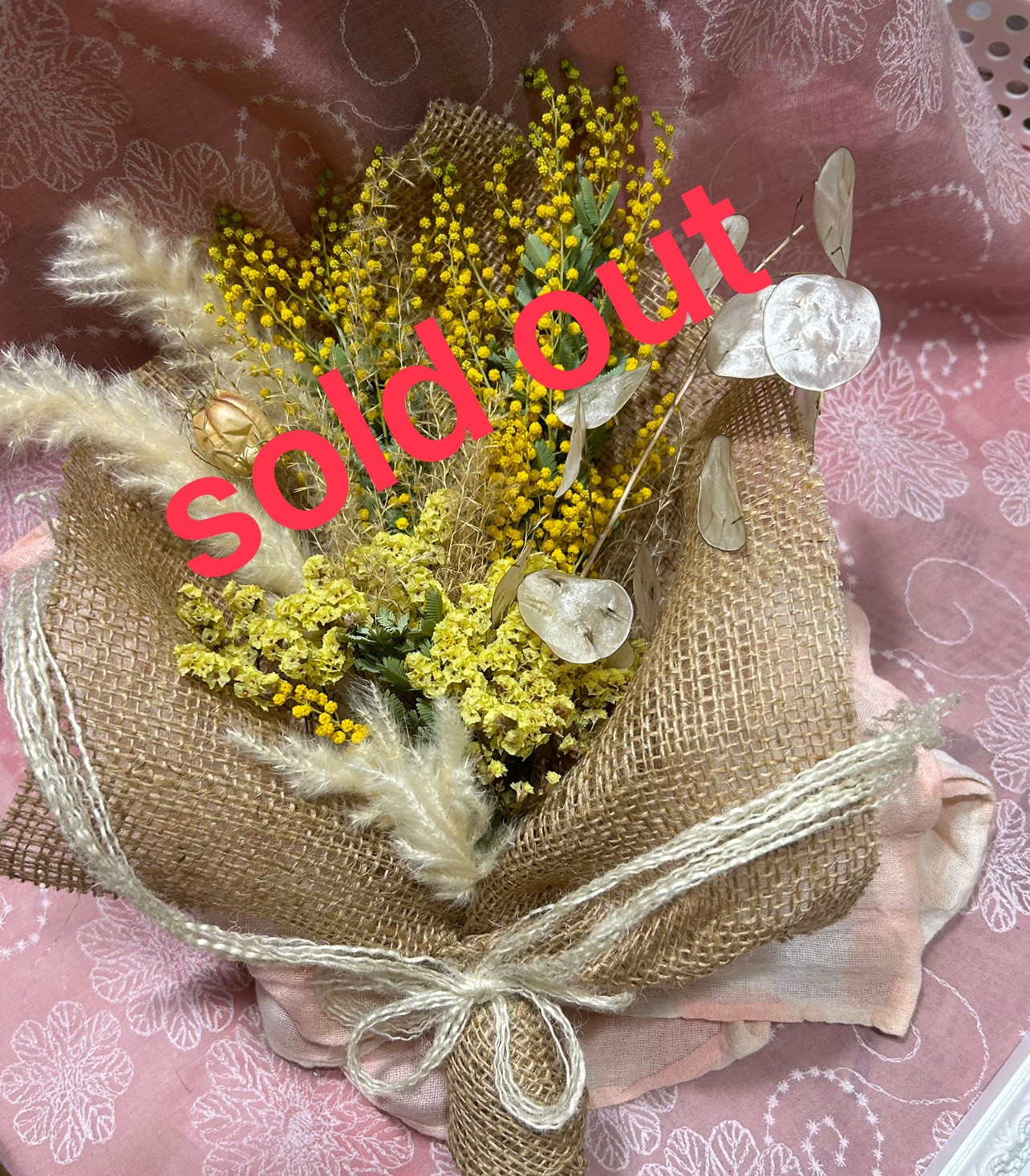 «468»◤完売致しました。◢     ◤送料無料◢生花アカシアミモザ*フレッシュリース*黄色*母の日*春の訪れ