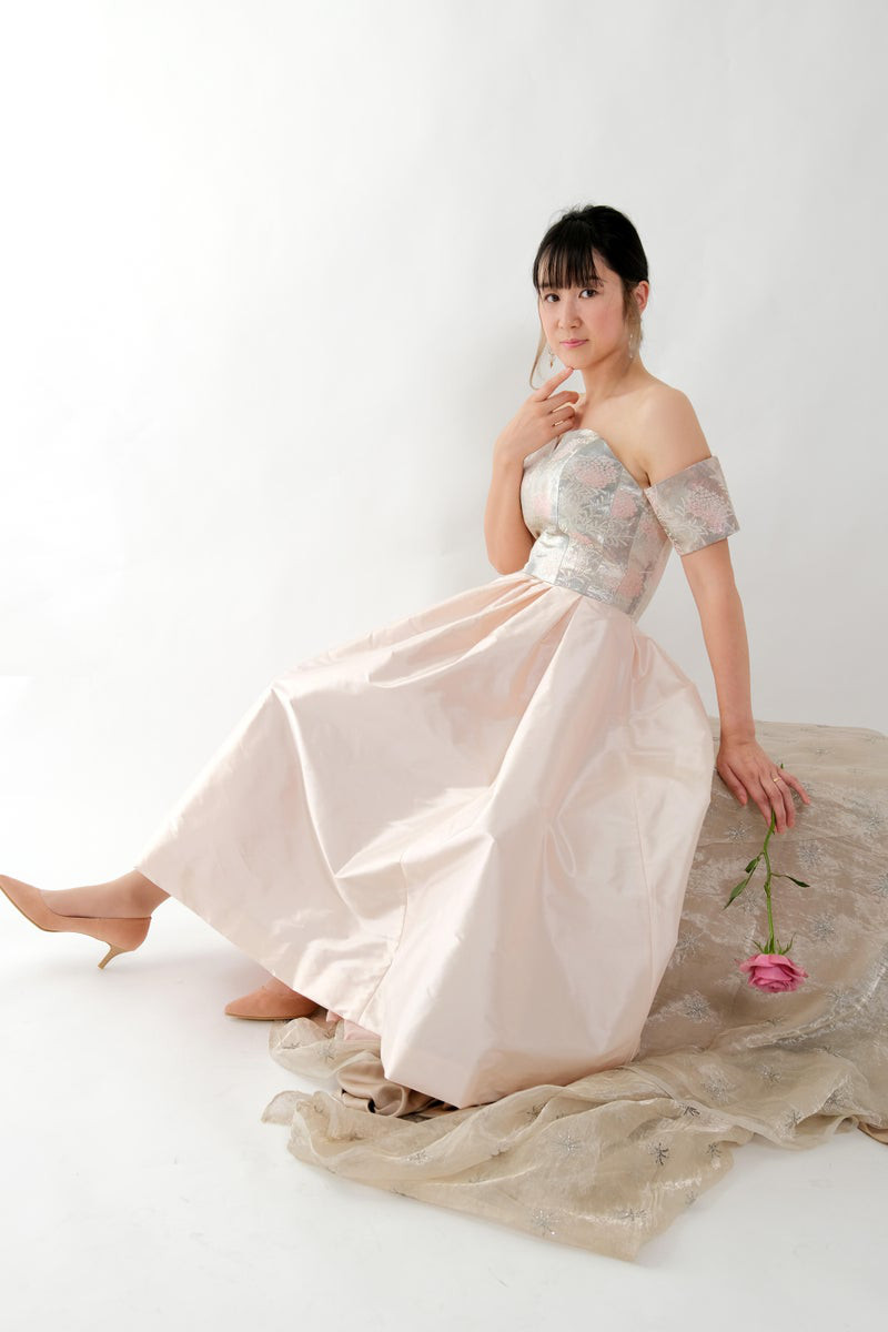 着物リメイク・お手持ちのお着物をカラードレスに