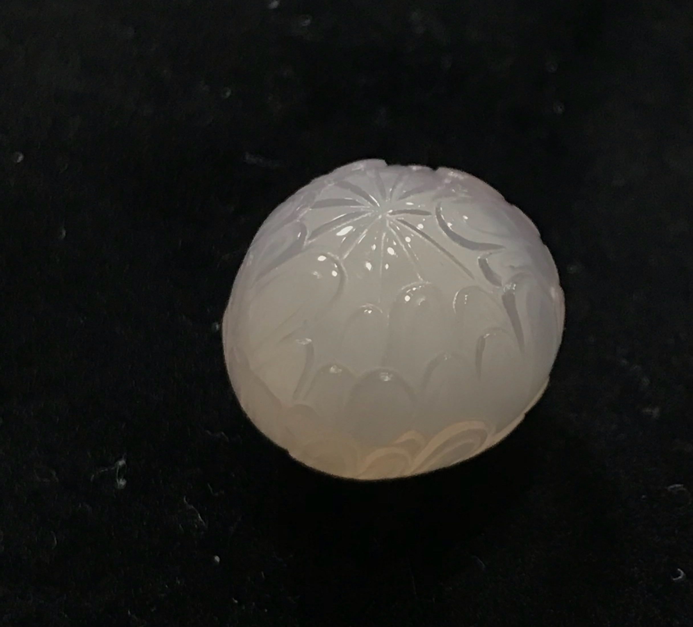 ゴビ石−1221 ゴビ瑪瑙　ボタン　『つぼみ』