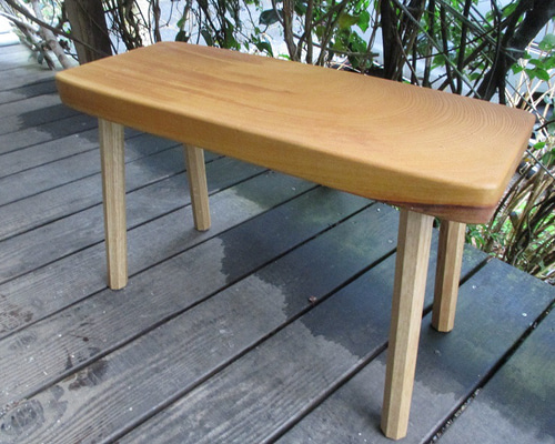 けやきの小ベンチ ソファ・ベンチ クラフト樺 通販 17321097｜Creema