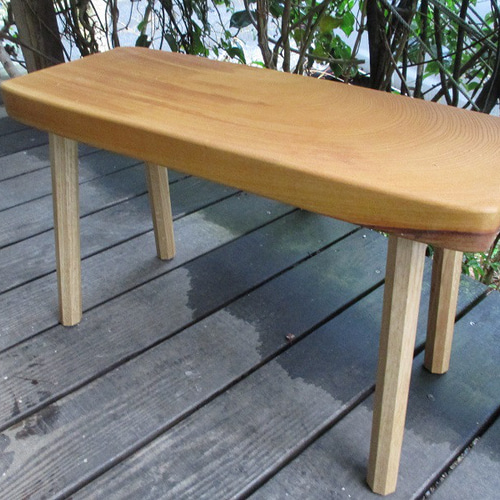 けやきの小ベンチ ソファ・ベンチ クラフト樺 通販 17321097｜Creema