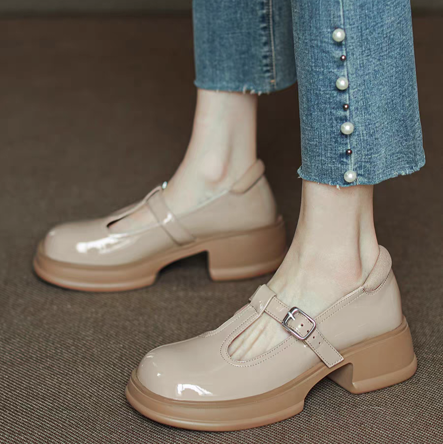 たくさん歩きたくなる、やわらかくて心地いいカンフーシューズ！メリージェーン シューズ 靴 25.5cm 26cm 本革