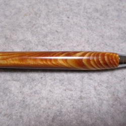 肥松(赤松)ジン　金襴杢　出雲産　樹齢250年　ガラスコート仕上げ　木軸ボールペン(シャープペンシル)  希少材　 8枚目の画像