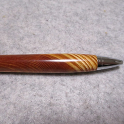 肥松(赤松)ジン　金襴杢　出雲産　樹齢250年　ガラスコート仕上げ　木軸ボールペン(シャープペンシル)  希少材　 7枚目の画像