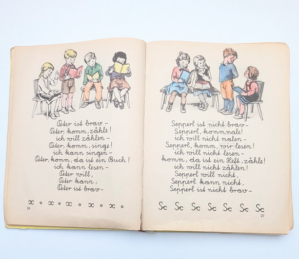 オーストリア/ヴィンテージ学校指定図書児童本 Meine Fibel 6枚目の画像