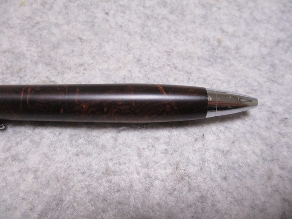 ローズウッドバール　キヌカオイル仕上げ　木軸ボールペン(シャープペンシル)　希少材　　 7枚目の画像