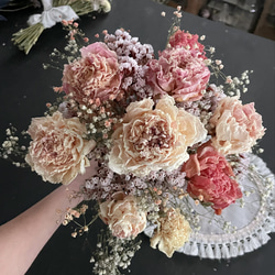 bouquet  フラワーブーケ ドライフラワーブーケ スワッグ インテリアフラワー ナチュラル ウエディングブーケ 3枚目の画像