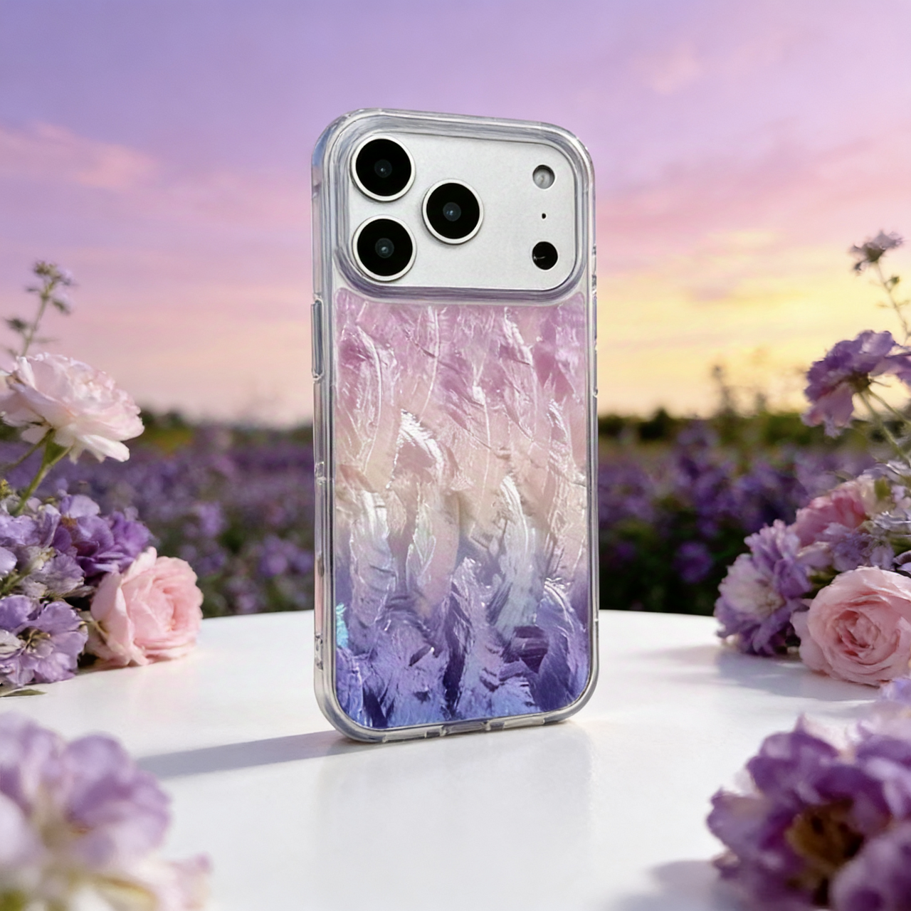 iPhone 17 16 15 14 ケース 螺鈿風 天然貝シェル 夢の人生 全機種対応 ソフト 耐衝撃カバー ケース