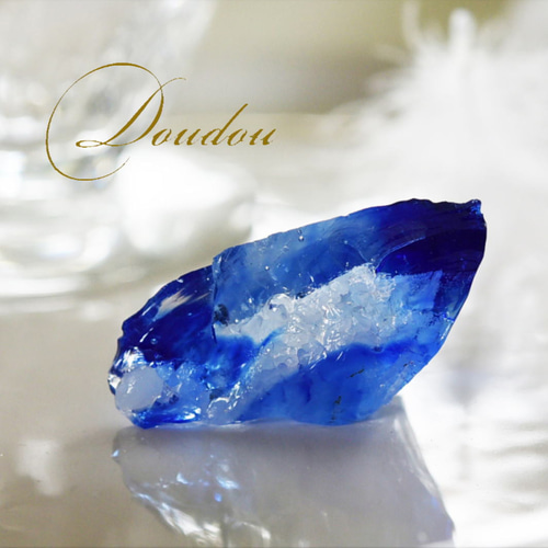 アンダラクリスタル ブルー×ブルーのバイカラー〔sa3454〕 天然石