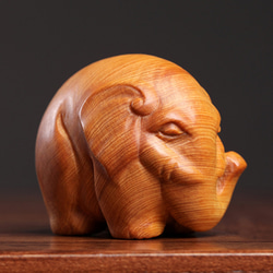 猿翁　象　天然木置物 猿翁 象 天然木置物 猿翁 象 天然木置物 【公式通販】