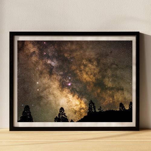 日本一の星空 富士見台高原から見る夏の天の川 インテリアアート