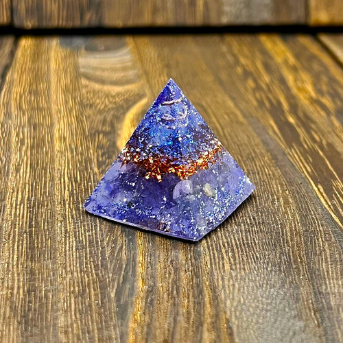 セレスタイト✧天使のピラミッド型✧オルゴナイト9.5