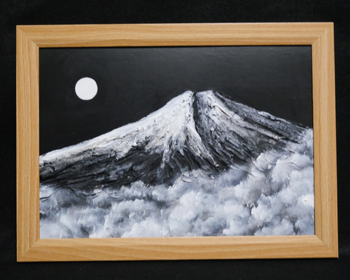 油絵 油彩 油彩画 絵 絵画【黄金の富士山】 油絵 油彩 油彩画 絵 絵画【黄金の富士山】