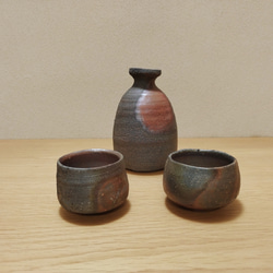 □備前焼の酒器セット□ おちょこ・ぐい呑み・徳利 東児の花窯 通販