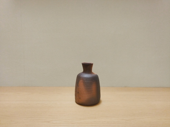 ■備前焼のシンプル花瓶■ 1枚目の画像