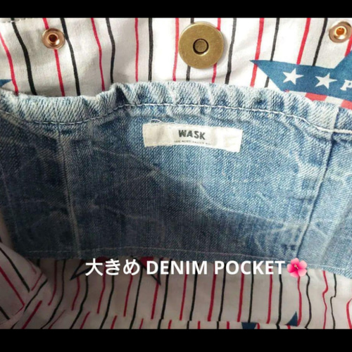 デニムリメイク☆タグ＆キャンディ☆Wチャーム☆アメリカンレトロ デニムリメイク☆タグ＆キャンディ☆Wチャーム☆アメリカンレトロ