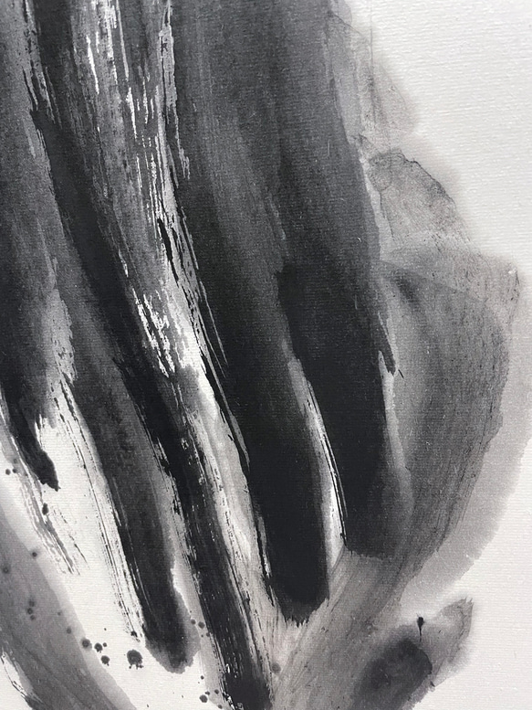 「温かい血の巡りと寒さに耐える温かい心臓」抽象水彩原画 パステルカラー 新しいスタイル 温かい血の巡りと寒さに耐える温かい心臓」抽象