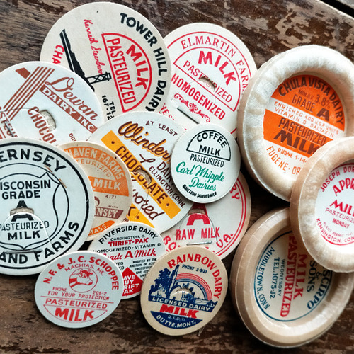 W】アメリカ Vintage ミルクキャップ DA-CO121 タグ・台紙 DAISY 通販