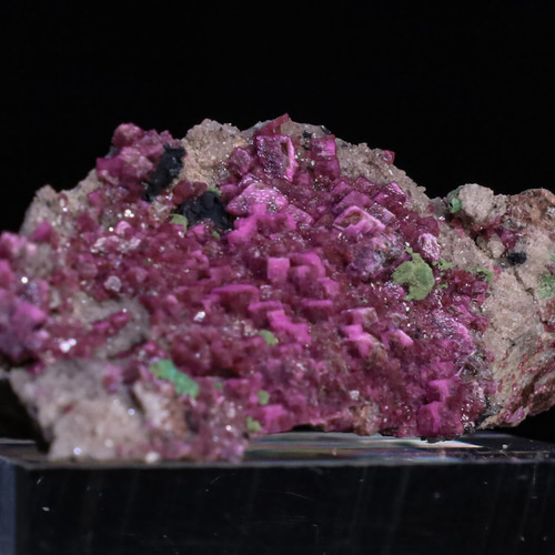 コバルトカルサイト クリソコラ 共生 鉱物 標本 原石 コンゴ共和国産