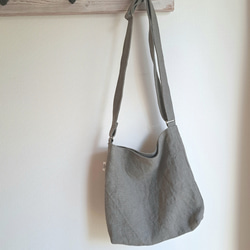 リネンのくったりショルダーバッグ 13枚目の画像