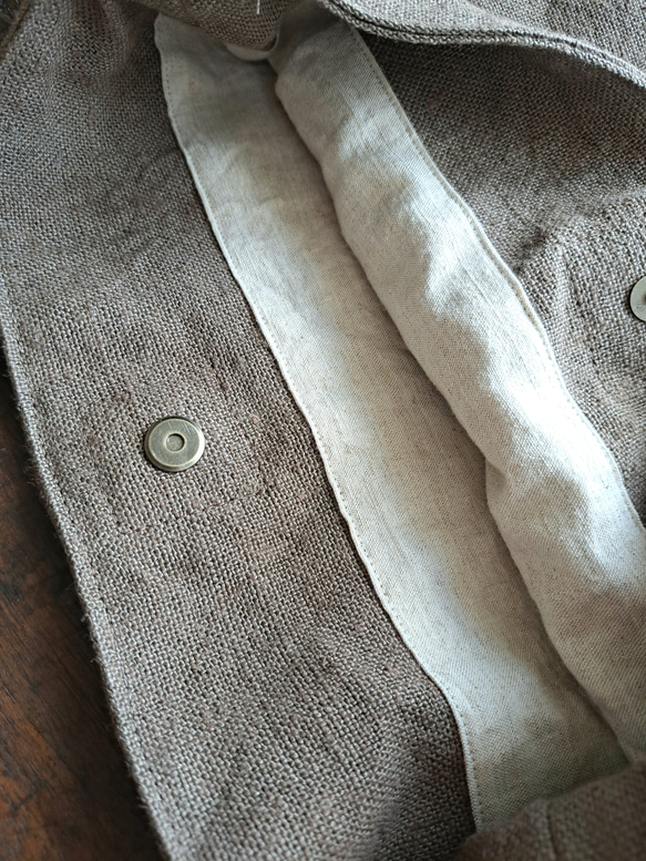 リネンのくったりショルダーバッグ 7枚目の画像