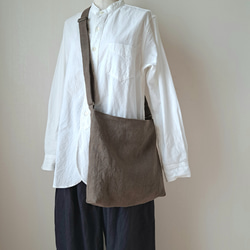 リネンのくったりショルダーバッグ 5枚目の画像