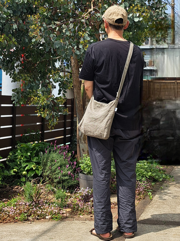 リネンのくったりショルダーバッグ 19枚目の画像