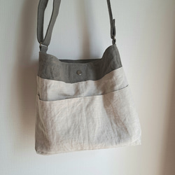 リネンのくったりショルダーバッグ 14枚目の画像