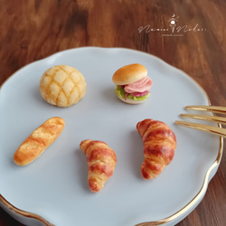 焼きたてパンのアクセサリー【金具選択】 1枚目の画像