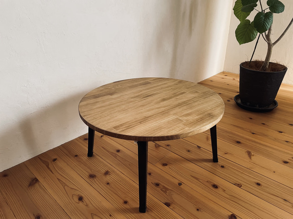 丸いローテーブル 60 折りたたみ ちゃぶ台 ローテーブル・リビング