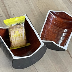 お刺身鉢・ドラム型フタもの容器（トール） 4枚目の画像