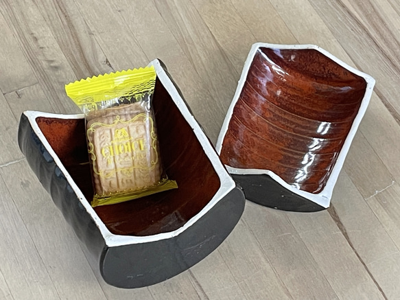 お刺身鉢・ドラム型フタもの容器（トール） 4枚目の画像
