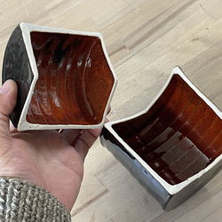 お刺身鉢・ドラム型フタもの容器（ファット） 1枚目の画像