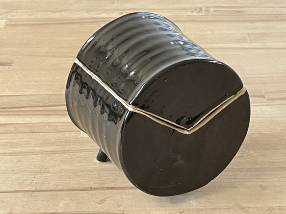 お刺身鉢・ドラム型フタもの容器（ファット） 10枚目の画像