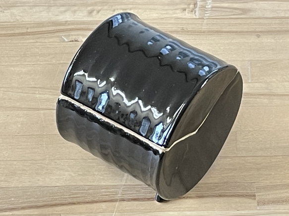 お刺身鉢・ドラム型フタもの容器（ファット） 2枚目の画像