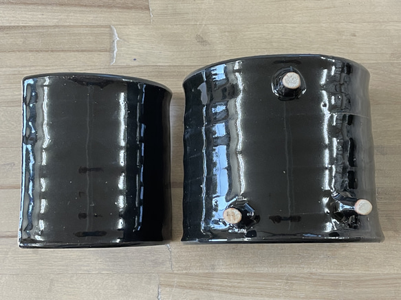 お刺身鉢・ドラム型フタもの容器（ファット） 3枚目の画像