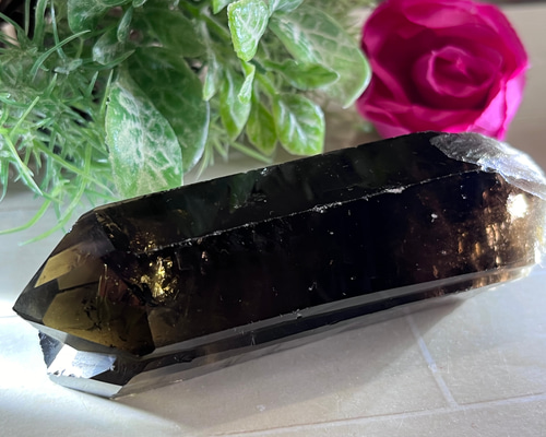 タントリックトリプレッツ✨　スモーキーレムリアンシード　クリスタル　原石　水晶 0e66adac0d3314f612d90dc1d3a452
