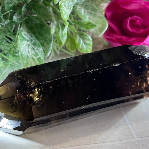 タントリックトリプレッツ✨　スモーキーレムリアンシード　クリスタル　原石　水晶 タントリックトリプレッツ✨ スモーキーレムリアンシード