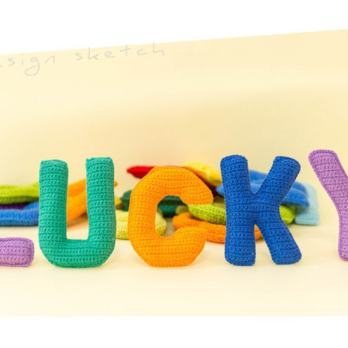 ハンドメイド 幼児向け知育玩具 アルファベット 数字 編みぐるみレシピ
