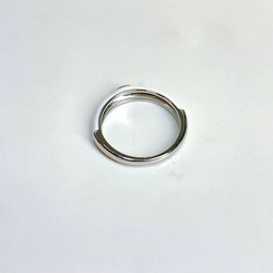 マーキス ホワイト 高炭素ダイヤモンド キラキラ ゴージャス 指輪 リング クール 白 アート 目 12枚目の画像