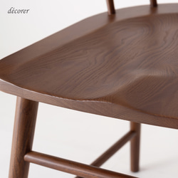 アッシュ材のウィンザーチェア [1脚入 : 3色 ] 北欧スタイル 木製 無垢 椅子 ダイニングチェア 天然木 13枚目の画像