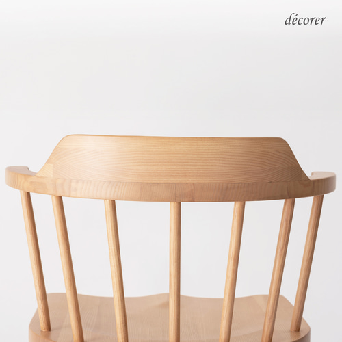 特集掲載*アッシュ材のウィンザーチェア [1脚入 : 3色 ] 木製 無垢
