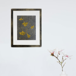 額装・原画『銀杏』【１点もの】 2枚目の画像