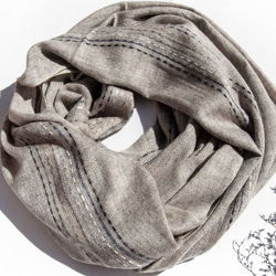 喀什米爾Cashmere 針織圍巾 純羊毛圍巾 手織圍巾 編織圍巾-法國 美麗諾 聖誕節交換禮物 好友生日禮物 母親節 第4張的照片
