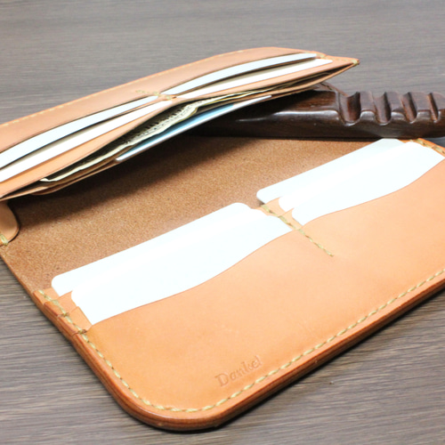 ワケあり特価』【昭南サドルレザー使用】 wallet 札入れ チョコ 長財布