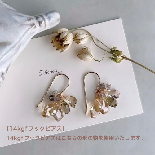 belle fleur スーパーセブンとアイオライトの【ピアス】【イヤリング